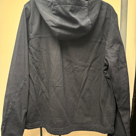 NWT Rag and Bone Dark Rinse Denim Pullover w/hood. Size Medium - Picture 4 of 4